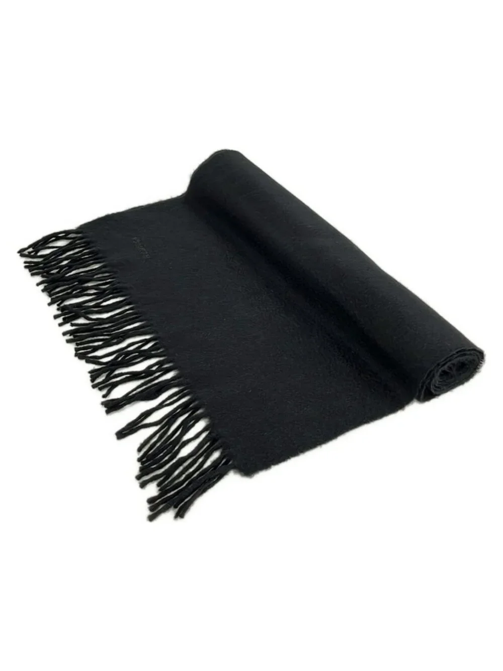 Hermes Scarf Black Cashmere